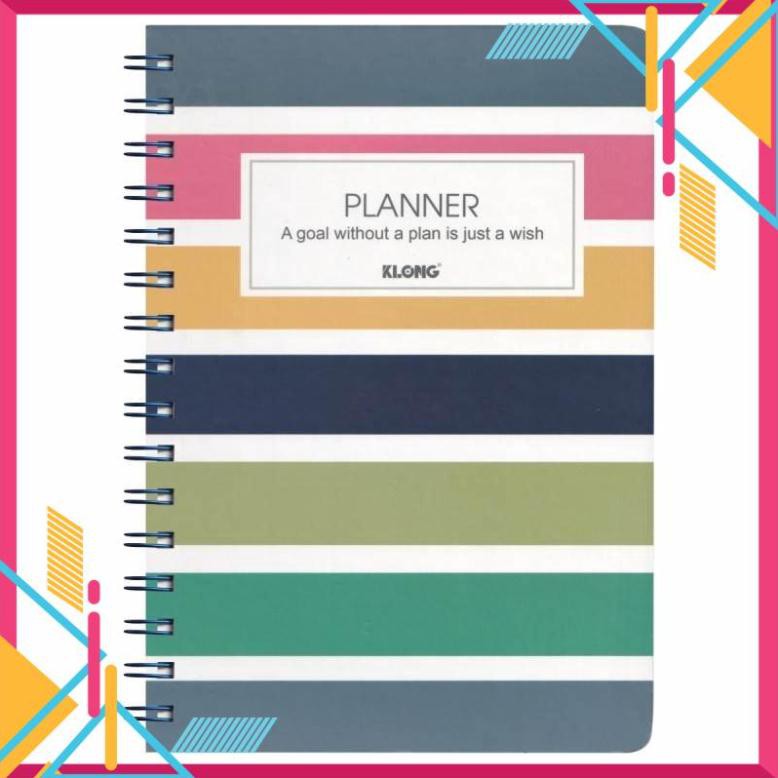 [Sổ vở đẹp] Sổ kế hoạch Planner lò xo kép A5 72,4g/m2; MS: 945