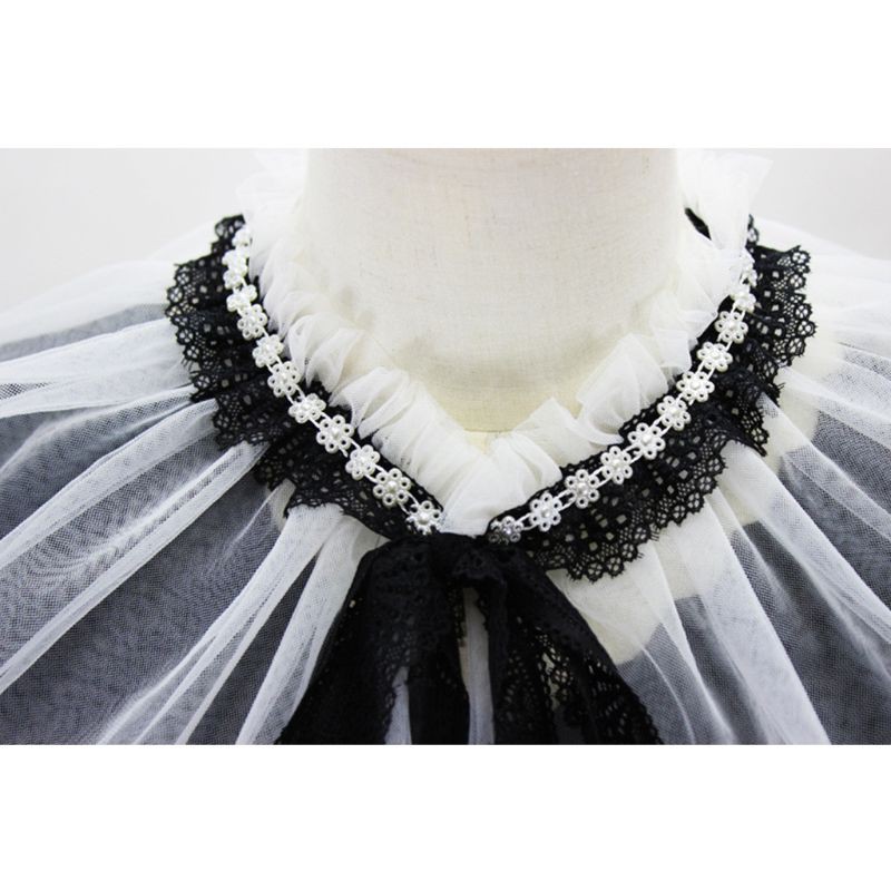 Phụ kiện cổ áo giả đính ngọc trai thời trang cho nữ