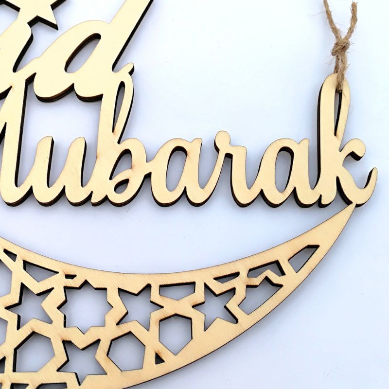 ( 1 bộ ) trò chơi jjm00329 eid mubarak trang trí nhà cửa