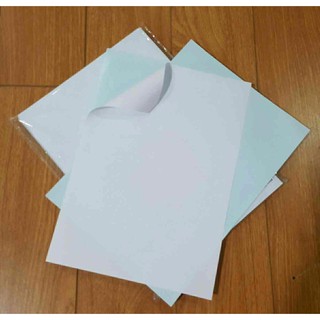 Giấy Decal A4 đế xanh, 100 tờ/ tập