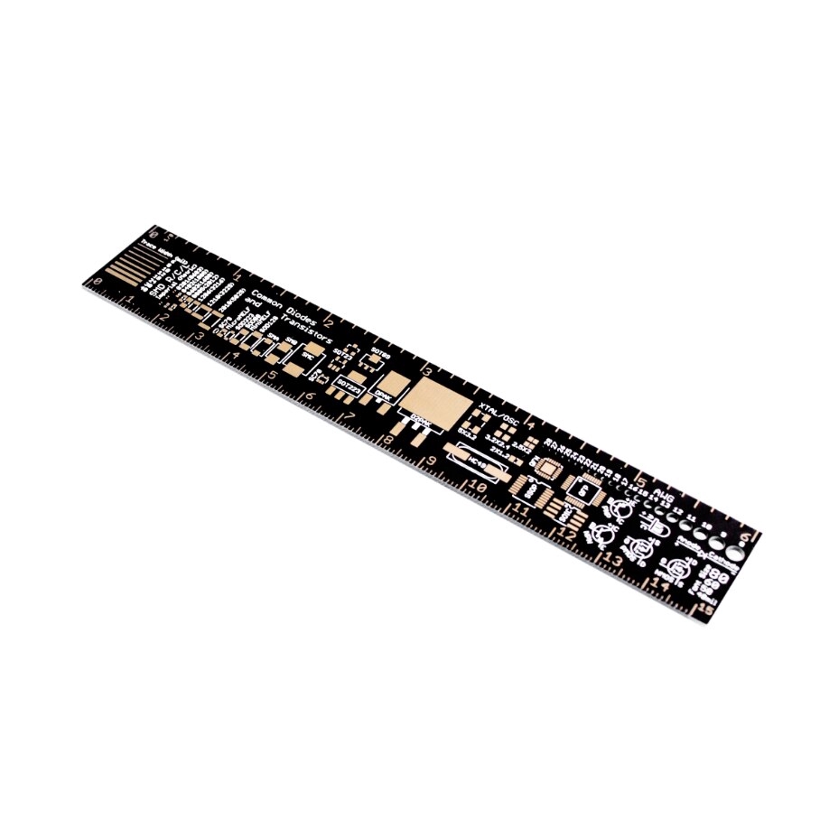 Bộ thước đo 15cm 20cm 25cm 30cm họa tiết mạch Chip IC SMD xoay 180 độ | BigBuy360 - bigbuy360.vn