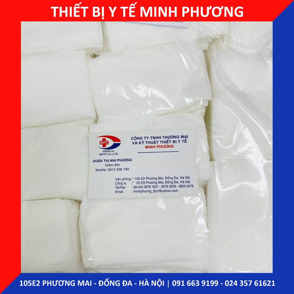 Gạc phẫu thuật AN LÀNH chưa tiệt trùng bịch 400 miếng