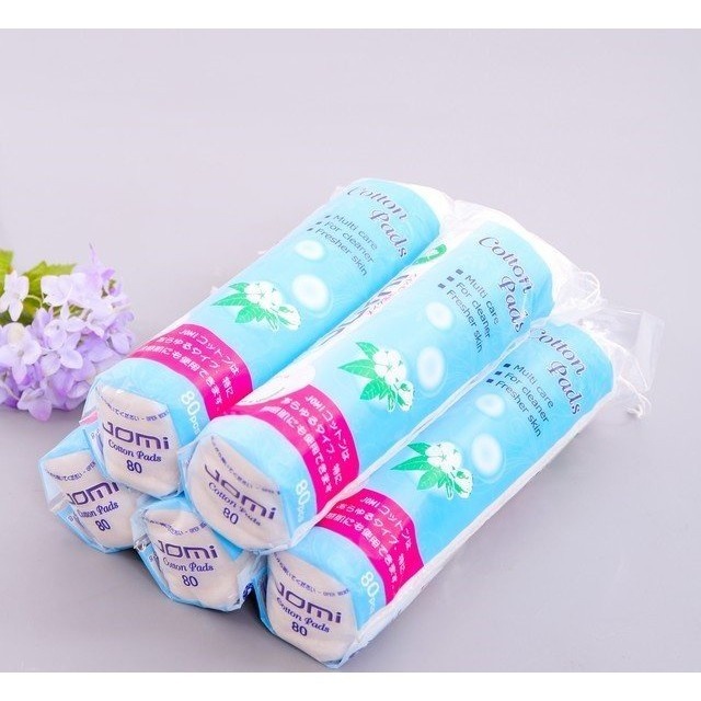 Bông tẩy trang Jomi Cotton Pads (Bịch 120 miếng)