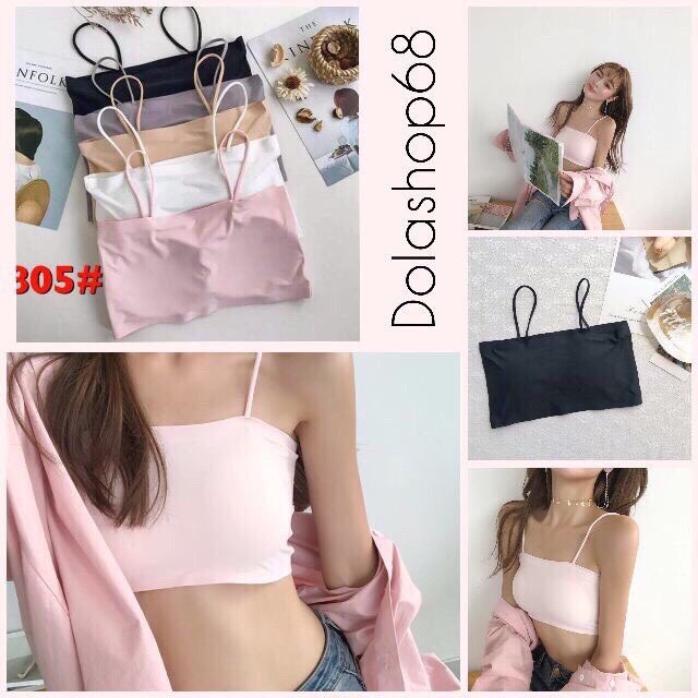 Áo Bra su quây 2 dây chất mát lạnh cho chị e từ 38 - 48kg