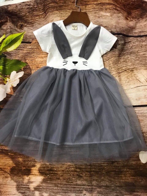 Váy cotton công chúa bồng xoè bé gái 10-20 kg