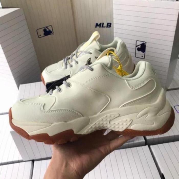 Giày thể thao MLB đế nâu bản trung đế tách hot trend nam nữ kiểu dáng thể thao