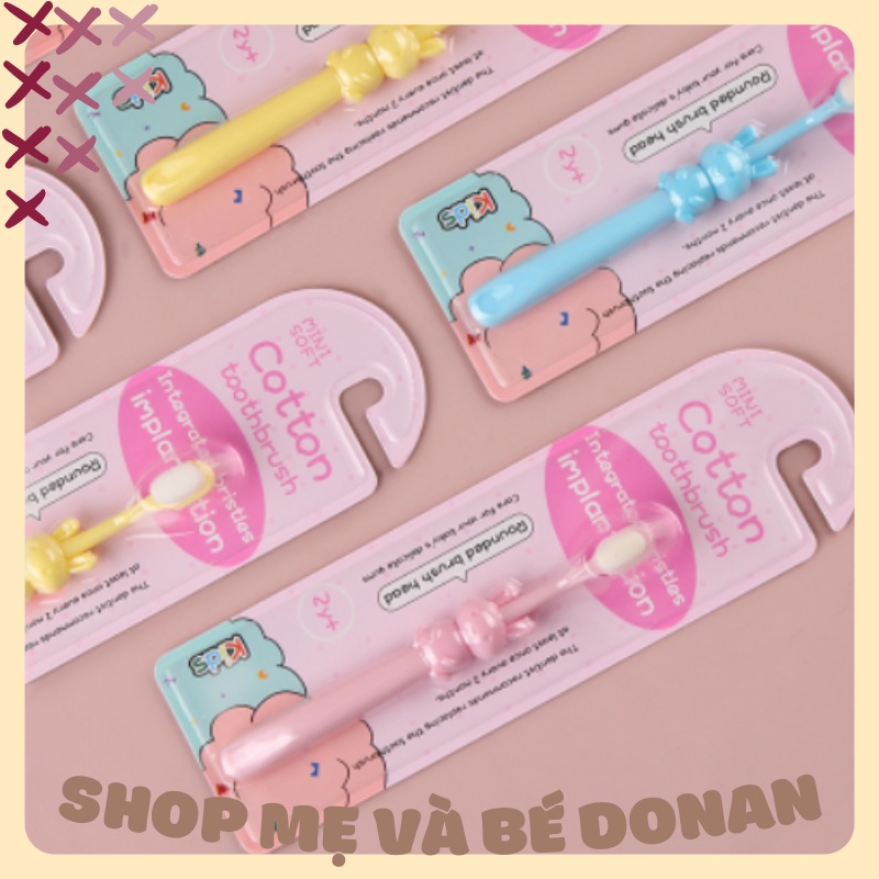 Bàn Chải Cho Bé🥑Shop Mẹ Và Bé Donan🥑 Bàn Chải Lông Tơ Siêu Mềm Cho Bé
