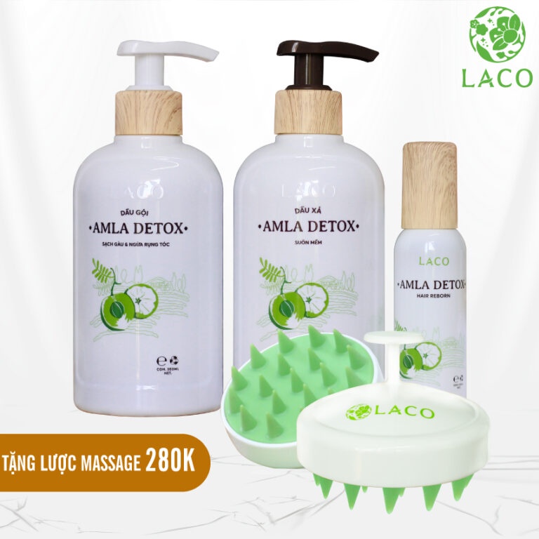 🔥RẺ VÔ ĐỊCH🔥BỘ CHĂM SÓC TÓC AMLA DETOX