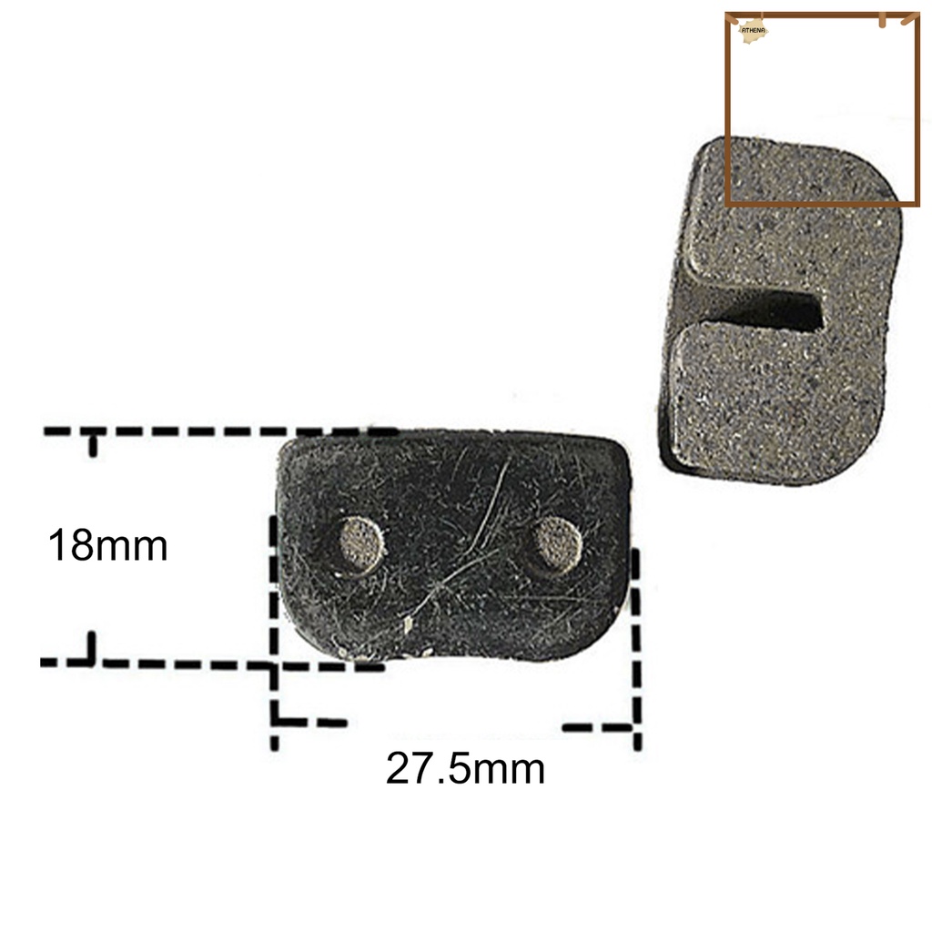 1 Cặp Má Phanh Xe Đạp MTB Không Gây Tiếng Ồn Có Thể Tháo Rời Tiện Dụng