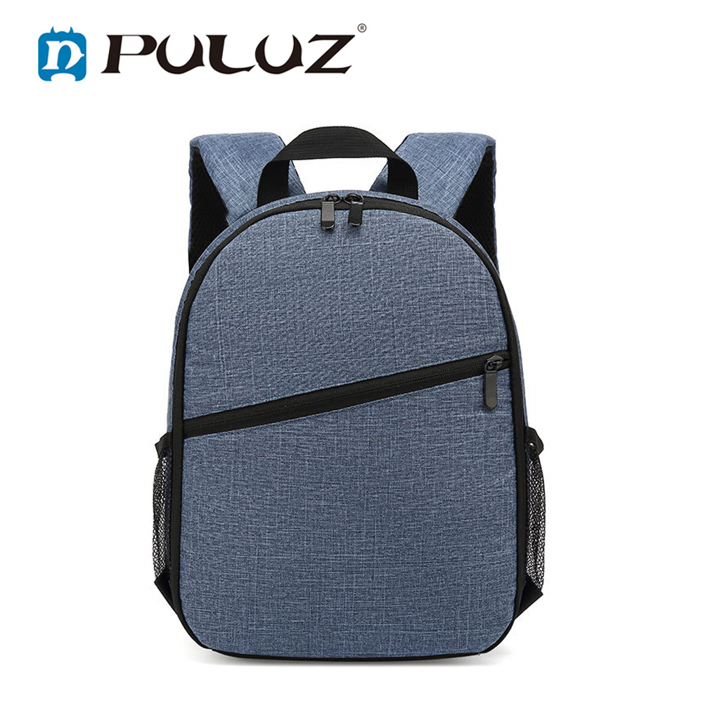 【HOT SALE】PULUZ Multi-function Digital Camera Bag Double Shoulder Strap Cross Outdoor Recreational Waterproof Rain Proof Canon Nikon SONY SLR Backpack for Men And Women