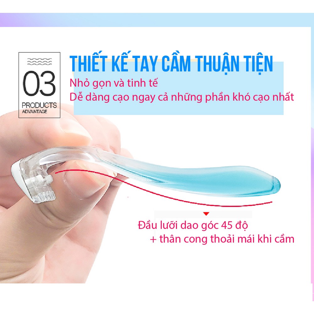 (Chính hãng)Set 2 dao cạo vùng Bikini chính hãng KAI - Nội địa Nhật Bản