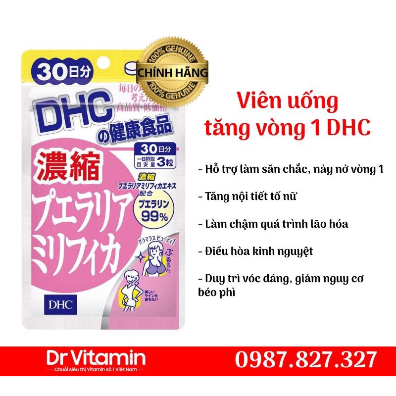 Viên uống nở ngực HDC. Nâng ngực làm tang kích thước vòng 1. 100% hàng chính hãng