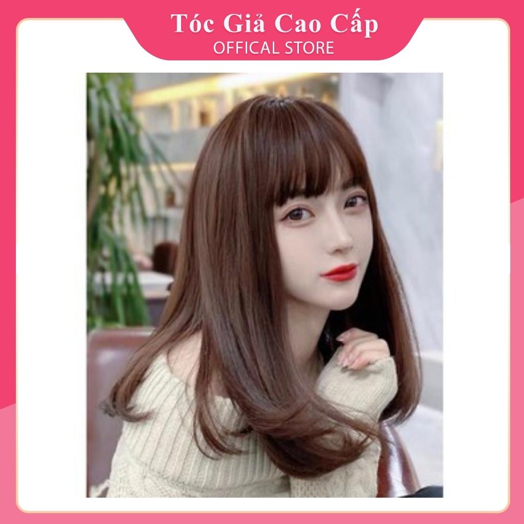 Tóc giả nguyên đầu cúp TẶNG LƯỚI TRÙM  mã 6104
