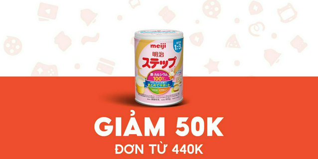 [Scan & Pay] - VY STORE - Giảm 50K Sữa Meiji 1-3 dạng lon