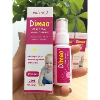 Dimao - Vitamin D3 dạng xịt 400IU, hàng nhập khẩu châu âu, cho bé hấp thu tốt hơn (Chai 25ml) - CN291