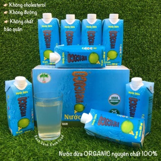 [ Không Đường ] Nước Dừa Nguyên Chất 100% Organic Vietcoco / Eat Clean / Ăn Kiêng / No Sugar