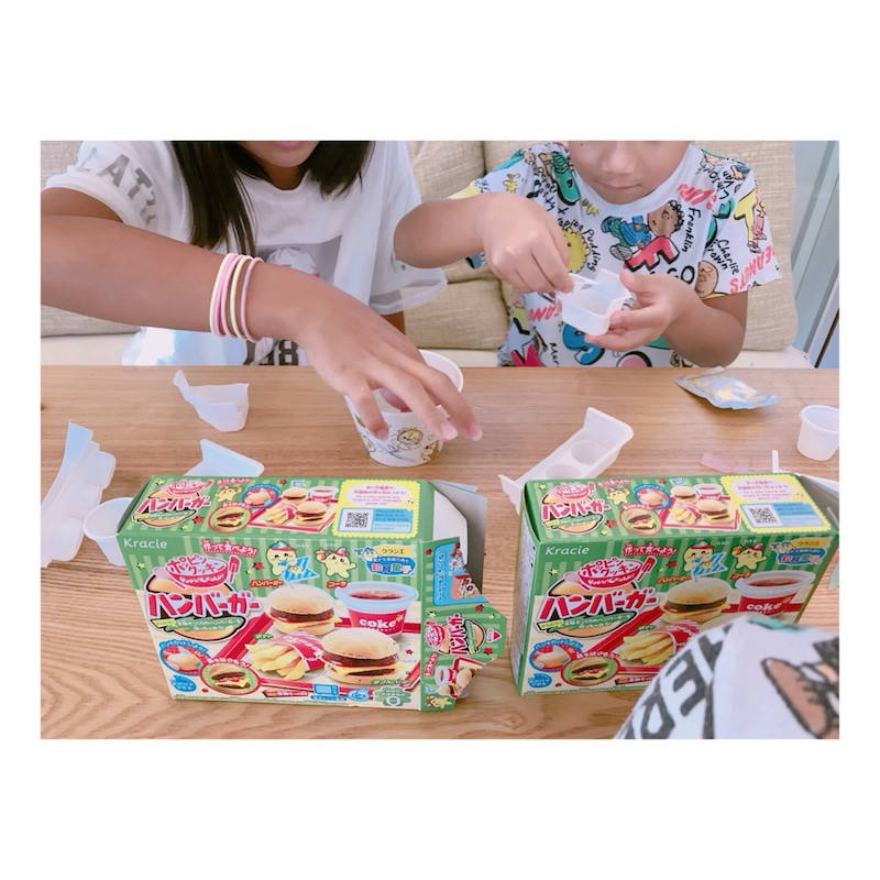 Popin Cookin Bộ làm Bánh Kẹp Hamburger - Đồ Chơi Nấu Ăn Tự Làm Bánh Hamburger Nhật Bản