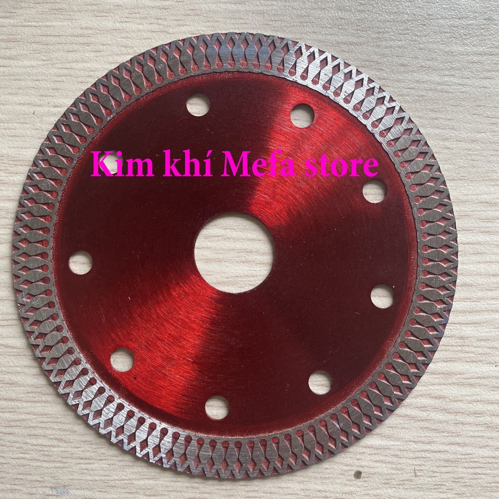 (Hộp 10 lưỡi) Lưỡi cắt gạch Yakima 110x1.4 (2 màu xanh đỏ) - Lưỡi cắt đá, bên tông Nhật