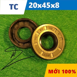 Phớt chặn dầu tc 20x45x8 ( phớt dầu / chắn dầu / lò xo / phớt ben / oil seal tc 20*45*8)
