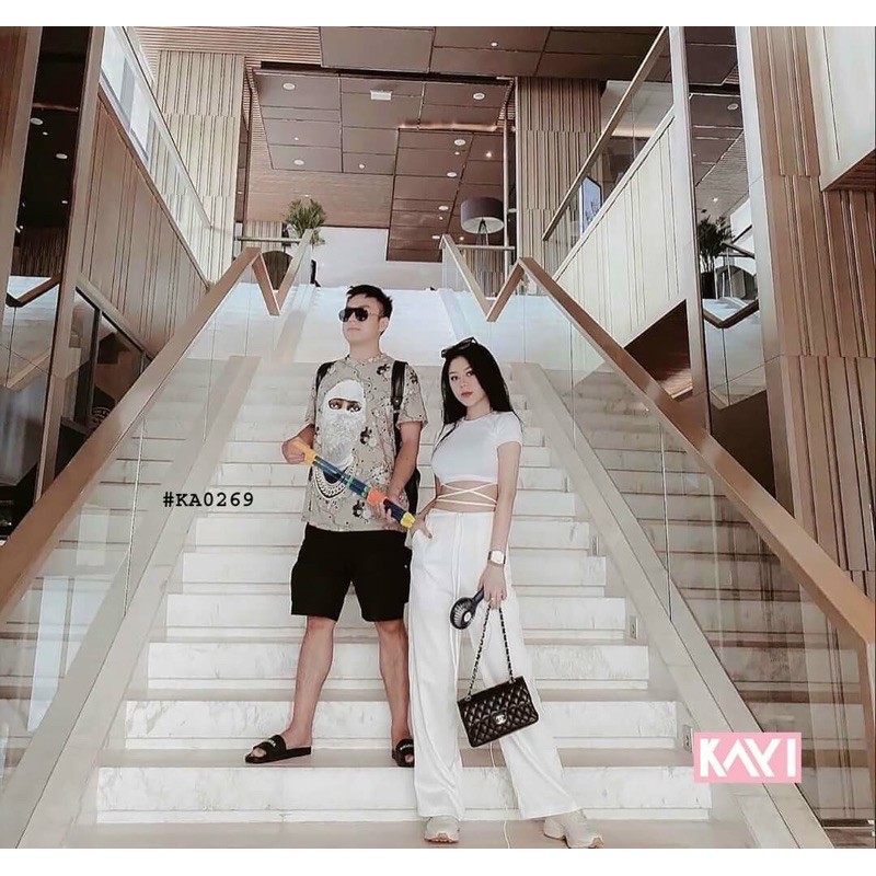 Áo croptop thắt dây eo tôn dáng, hình thật ảnh sàn | BigBuy360 - bigbuy360.vn