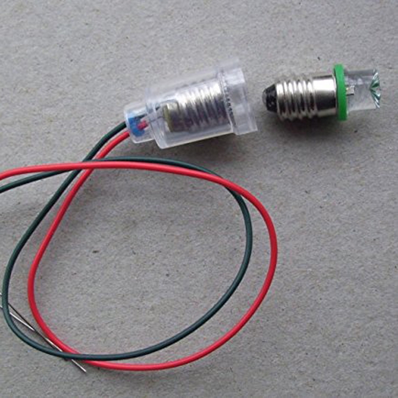 Bộ 10 chuôi bóng đèn E10 nhỏ có dây cáp chất lượng cao