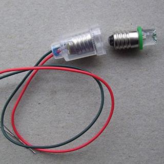 Set 10 đuôi đèn led E10 cỡ nhỏ dạng vặn có dây