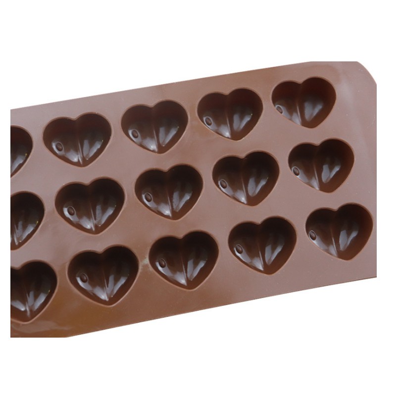 Khuôn Silicon Làm Kẹo Socola HÌnh Trái Tim