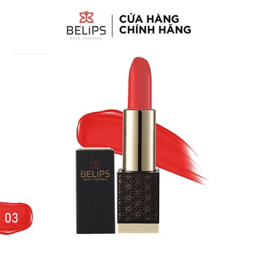 Son Lì Đỏ Ruby First Time Belips Sexy Lipstick Không Chì (3,7G)
