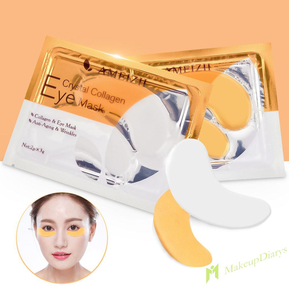 (Hàng Mới Về) Set 2 Mặt Nạ Mắt Collagen Trị Quầng Thâm Và Bọng Mắt