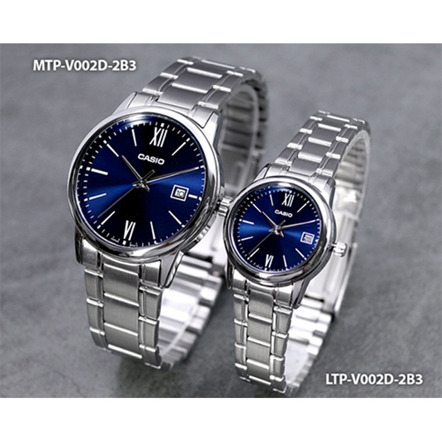 Đồng hồ nữ dây kim loại Casio Anh Khuê LTP-V002D-2B3UDF