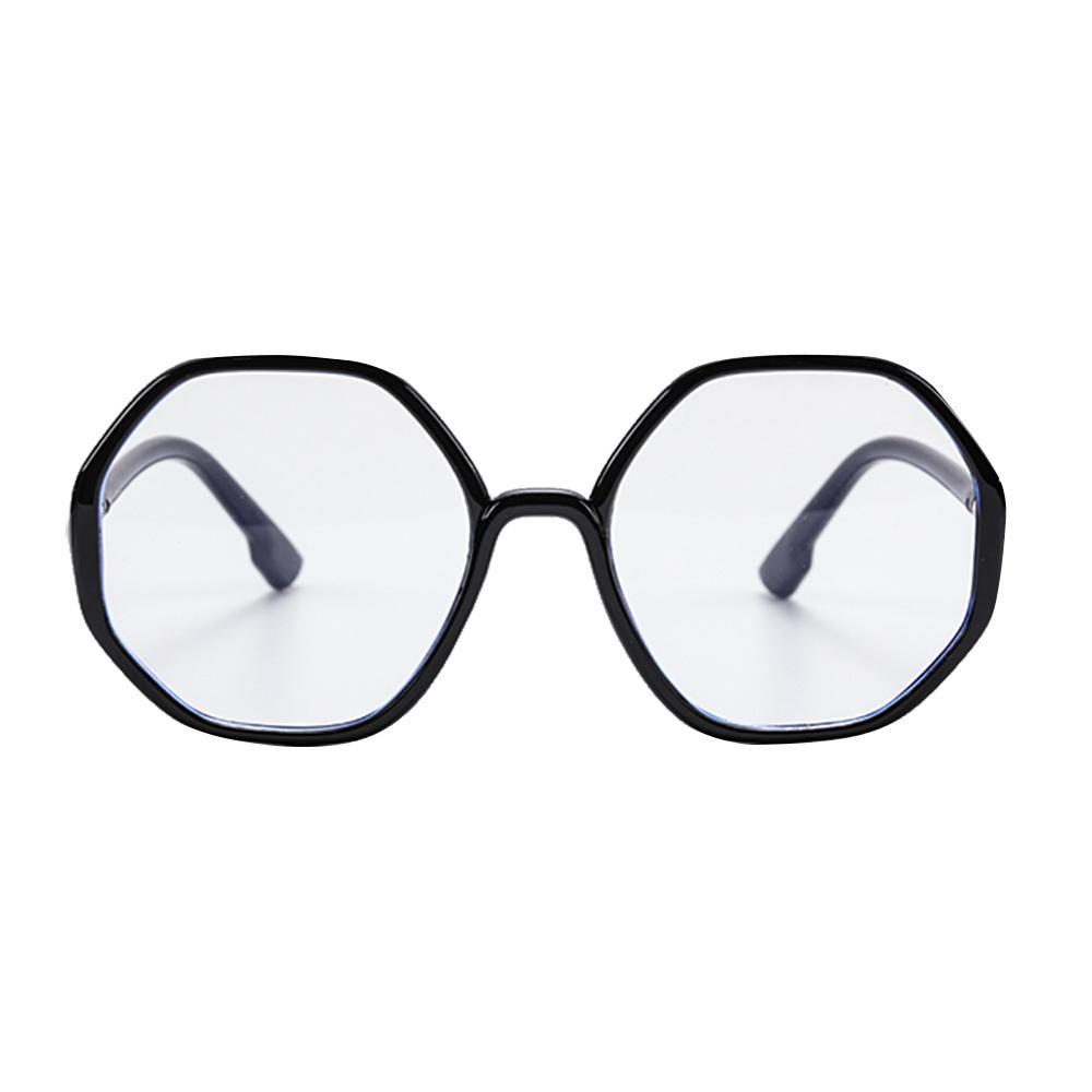 Mắt Kính Gọng PC Tròng Phẳng Siêu Nhẹ Màu Xanh Dương Thời Trang