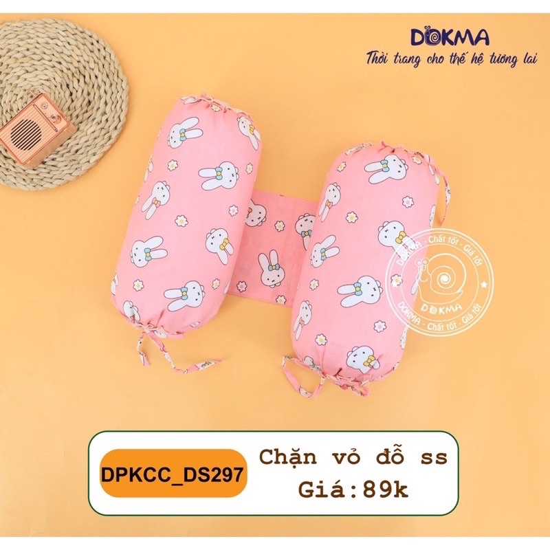 Bộ gối chặn sơ sinh vỏ đỗ Dokma
