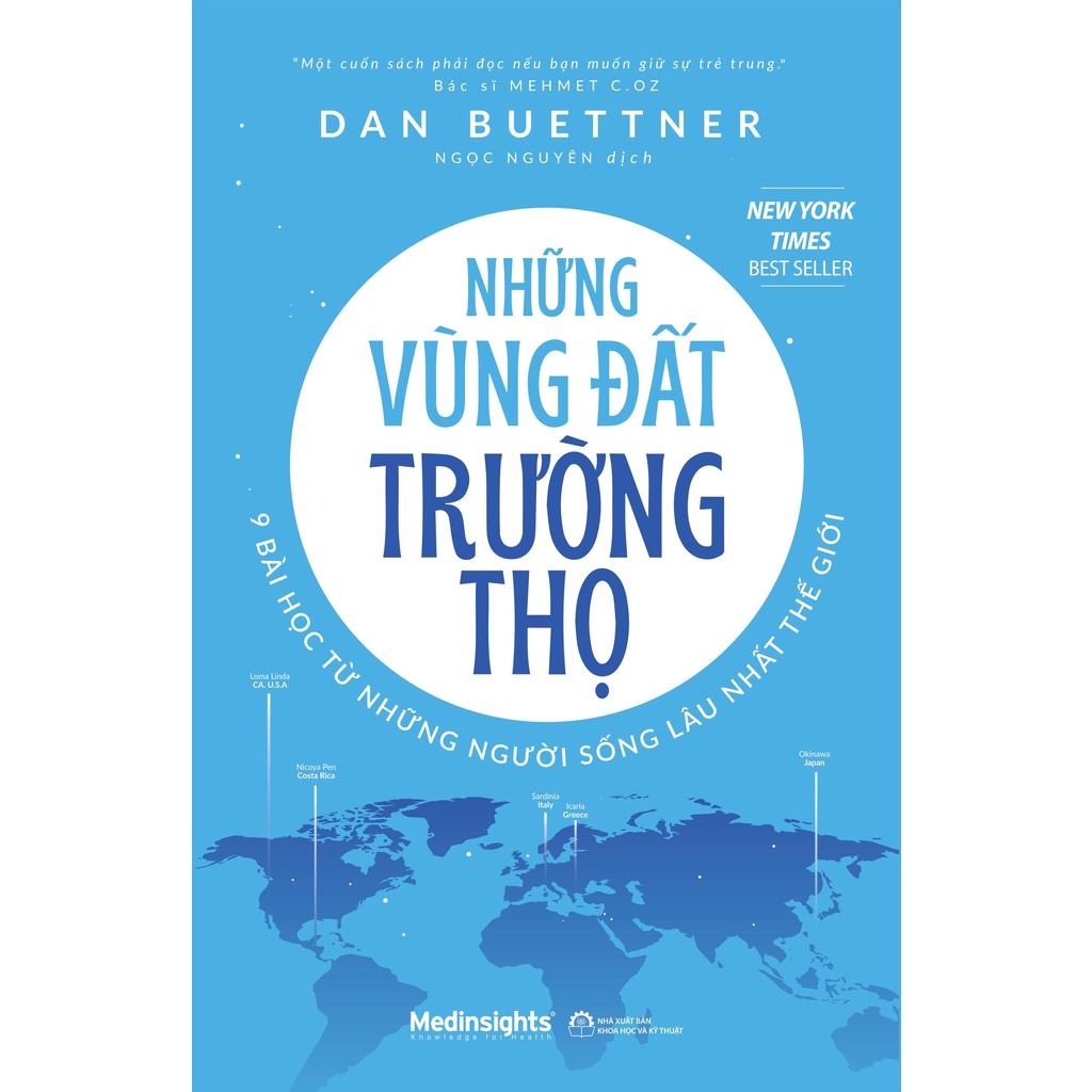 Sách - Những Vùng Đất Trường Thọ 159K