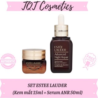 [CÓ SẴN-BILL US] SET ESTEE LAUDER (Kem mắt 15ml + Serum ANR 50ml)