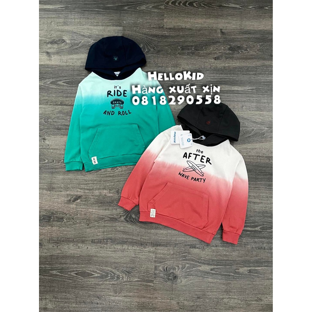 A371 - Áo da cá hoodie loang MOR cho bé