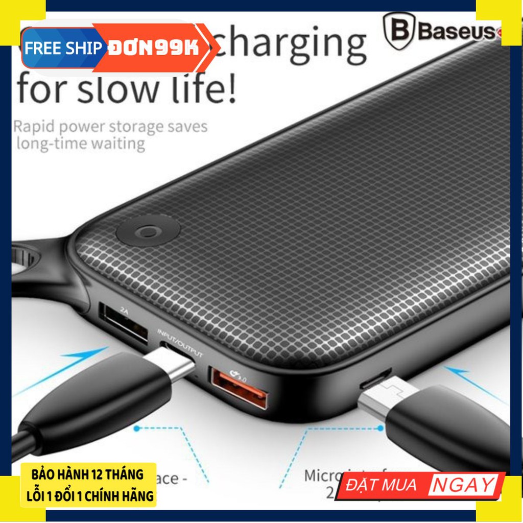 Pin sạc dự phòng Baseus LV158 PD Pro Quick charge 3.0 20,000mAH -18w cho Smartphone /Tablet /Macbook Giá rẻ nhất shopee