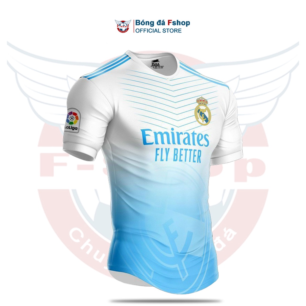[Mẫu mới] Bộ quần áo bóng đá câu lạc bộ Real Madrid - Áo bóng đá CLB giải Laliga - Bộ đồ bóng đá đẹp