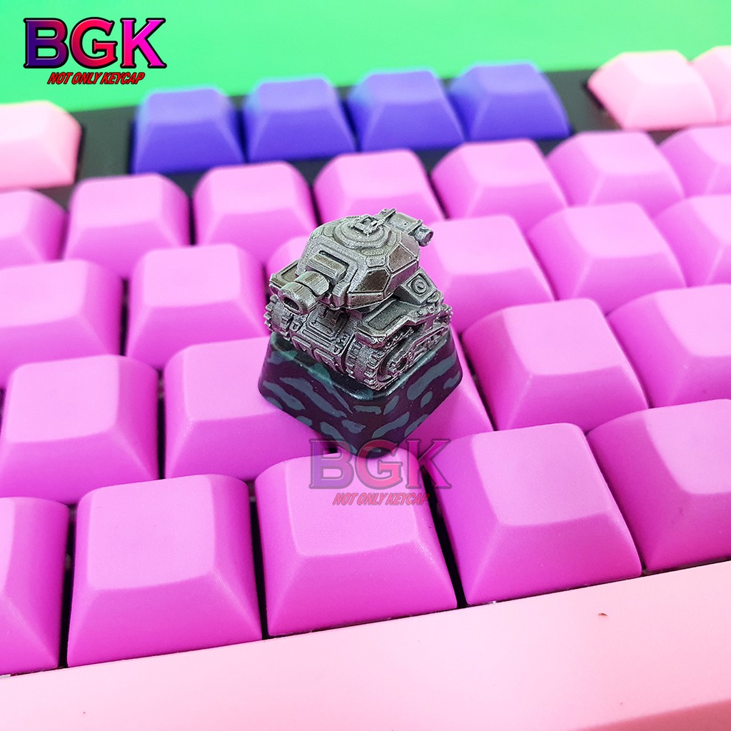 Keycap Lẻ Xe Tăng Tank Panzer V2 Cực đẹp ( Đế Xuyên LED, Keycap bàn phím cơ,keycap resin độc lạ )