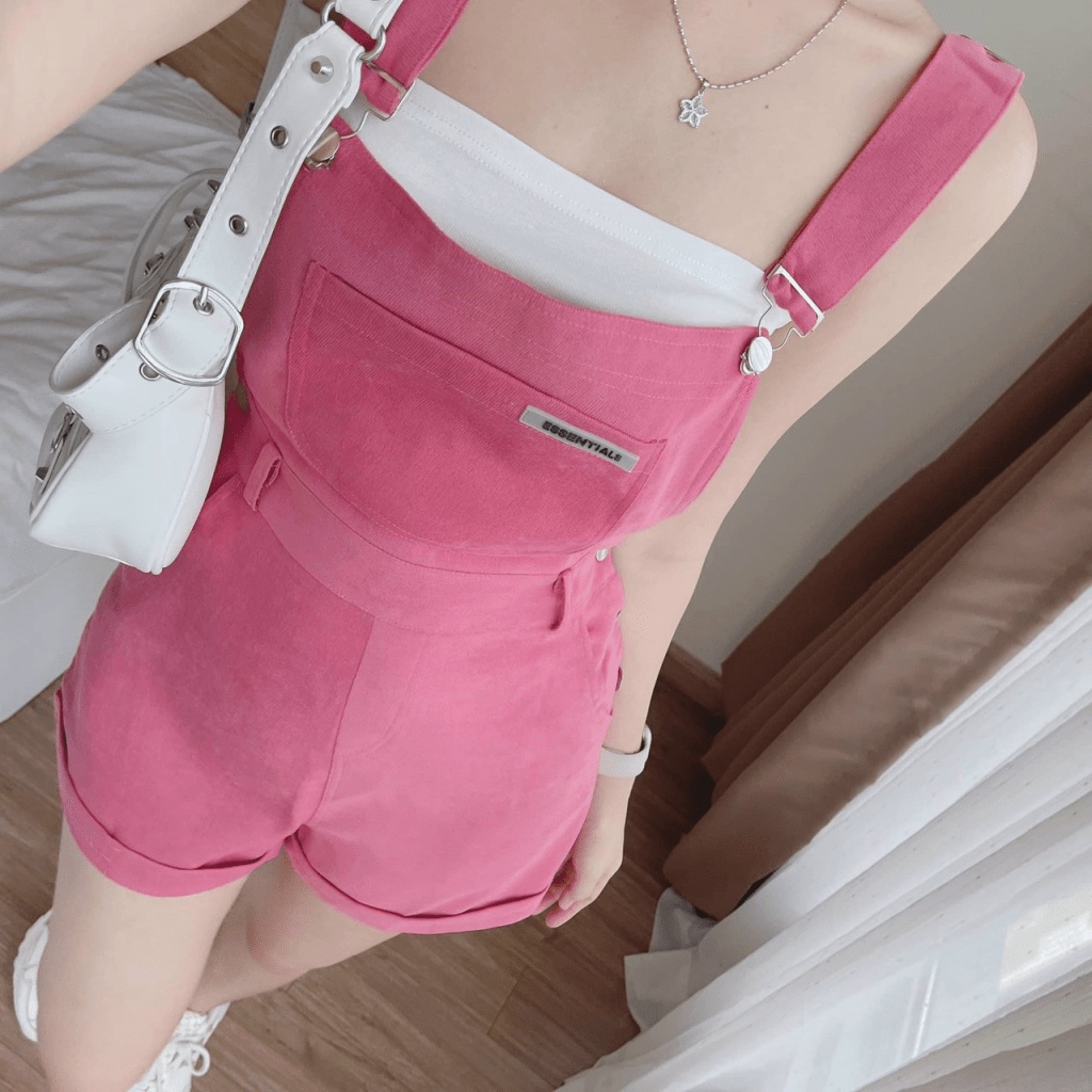 Sét Yếm Kaki 2 Món Lót Cotton 4 Màu Dễ Chọn Phù Hợp Đi chơi, Đi Học, Du Lịch NEW UNISEX