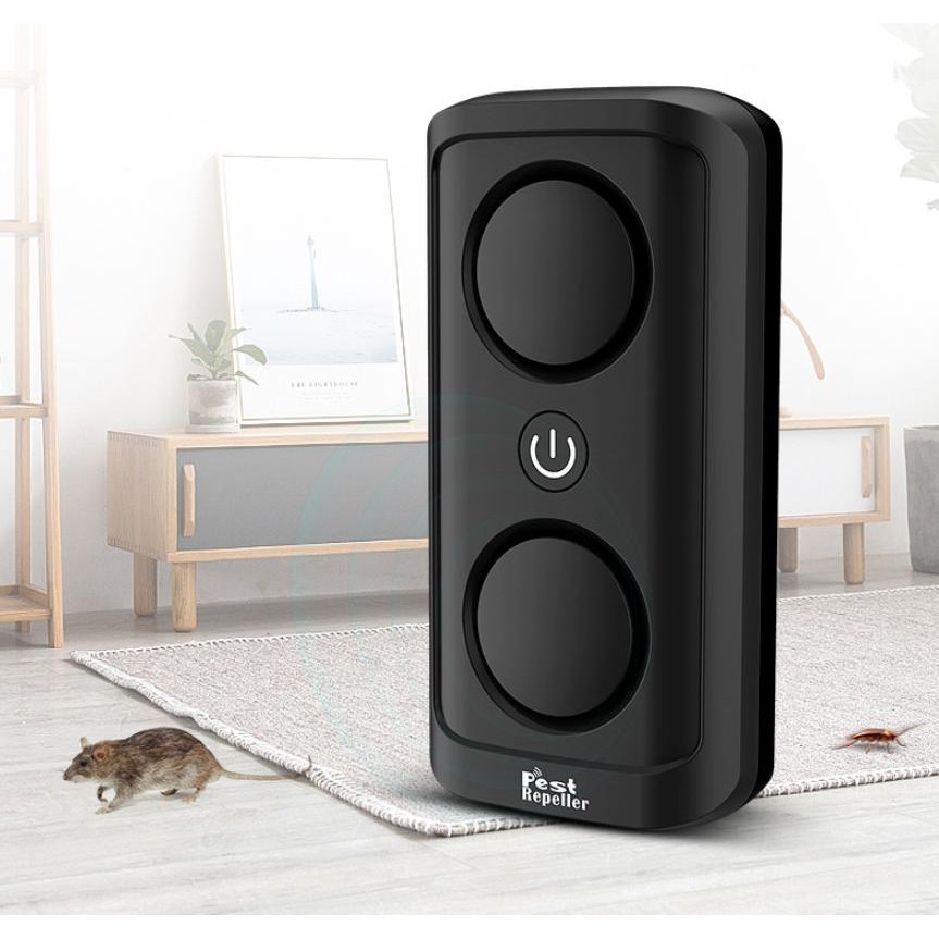 Máy đuổi chuột côn trùng bằng sóng siêu âm hiệu quả tức thời PEST REPELLER 200m² ❤️Hanrui Offical❤️