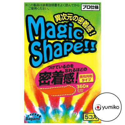 Hộp 5c Bao Sao Su SAGAMI MAGIC SHAPE GÂN SỌC 3D Xuất Xứ Nhật Bản