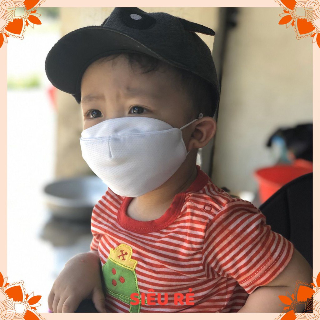Khẩu Trang  Cho Bé Vải Kháng Khuẩn Protech Mask Chính Hiệu Cao Cấp Dùng Tốt Hơn KT Y Tế AC02-04-BB ngannguyen_shop1