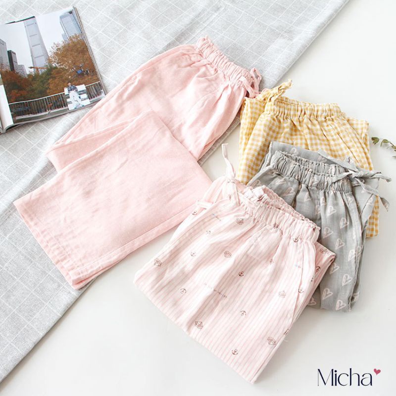 Quần Nữ Cotton Xô Xuất Nhật Siêu Mềm Nhẹ