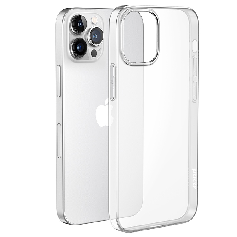 Ốp điện thoại HOCO. silicon TPU mềm trong suốt chống sốc thích hợp cho iPhone 14 Pro Plus Pro Max