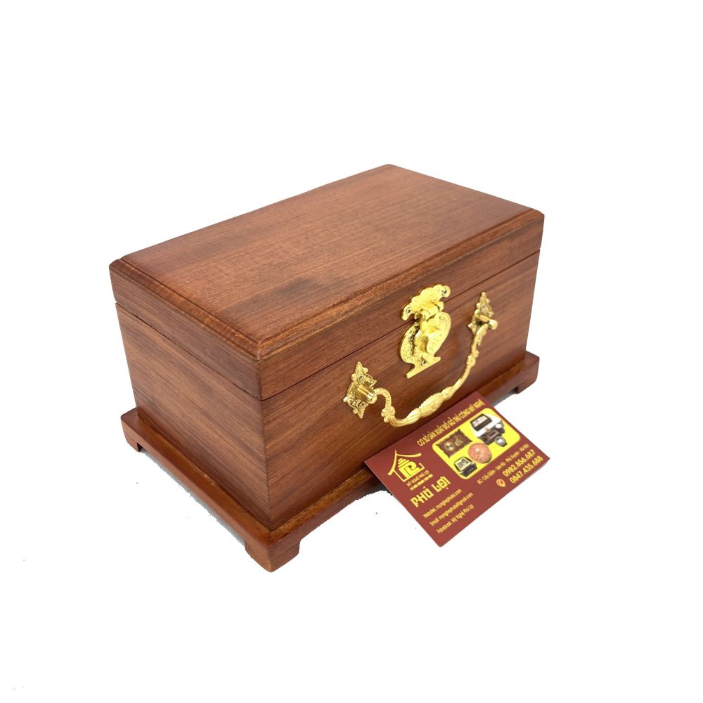 Hộp đựng trang sức,vật dụng mẫu trơn gỗ hương đẹp