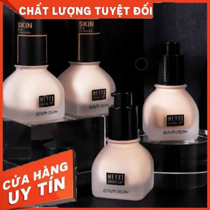 Kem nền dưỡng ẩm HEYXI che phủ khuyết điểm làm đều màu da Beauty Cream Skin Foundation 30ml HEYX14 | BigBuy360 - bigbuy360.vn