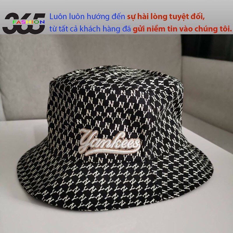 ⭐️Hàng Xịn⭐️ Nón Bucket Màu Đen, Logo Thiêu Màu Kem - Giá Rẻ - Chất Lượng Chính Hãng N16