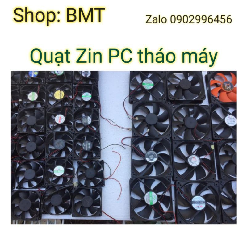 Quạt 8 Cm 12V tháo máy PC cũ