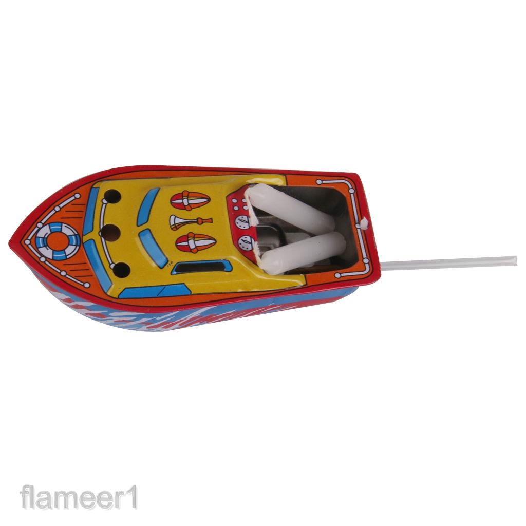 Đồ Chơi Thuyền Hơi Nước POP PUTT PUTT PUTT Cổ Điển Bằng Thiếc