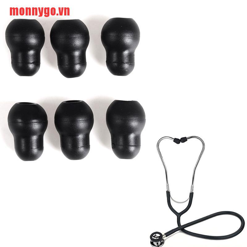 [monnygo]6Pcs soft reusable earplug eartips earpieces for littmann stethosc